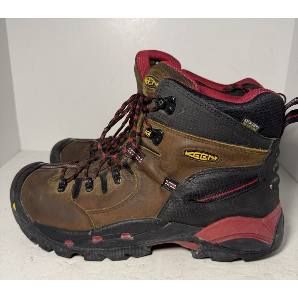 KEEN Boots Mens Sz 12 Pittsburgh 6" Waterproof Soft Toe Work Shoes Utility